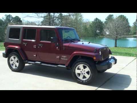 SOLD !!!! 2008 JEEP WRANGLER UNLIMITED SAHARA 4X4 FOR SALE SEE  .MPG - YouTube