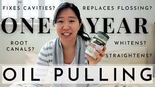 I tried Oil Pulling for a YEAR | how my teeth changed