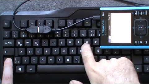 TI-Nspire CX II CAS + USB keyboard