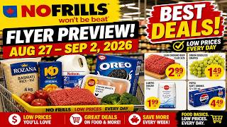 No Frills Flyer August 27–September 2, 2026 🇨🇦 BEST DEALS & BIG SAVINGS!