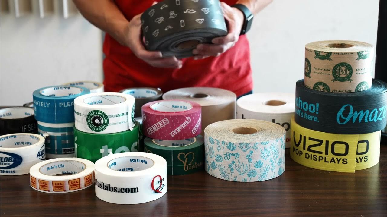 The Different Types of Print Styles You Can Use For Custom Printed Tape