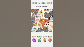 Braindom Level 184 Find the sausage