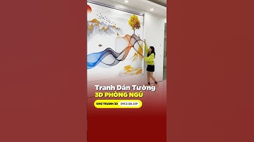 Tranh dán tường 3D dành cho phòng ngủ best seller cho anh chị tham khảo #xuhuong #3d