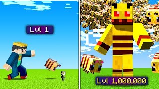 minecraft but bees kill literally everything