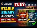 Leetcode 3129 - Find All Possible Stable Binary Arrays I | Full DP Breakdown