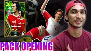 18 Giros Grátis! Pack Opening Beckenbauer 102 no eFootball 24 Mobile