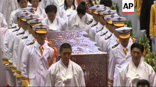 Thousands of faithful at funeral of Unification Church founder