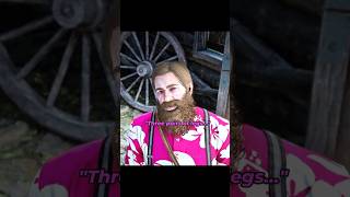 Arthur’s Reaction To Seeing The Dinosaur😲 #rdr2 #shorts #reddeadredemption