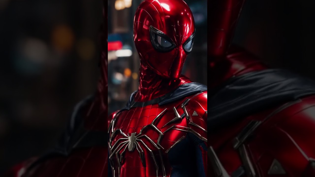 SpiderCar Red- Spiderman Metal  2050 