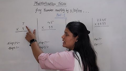Multiplication trick ||ANY NUMBER MULTIPLY BY 9/99/999/9999..........||Multiplication within 5sec.