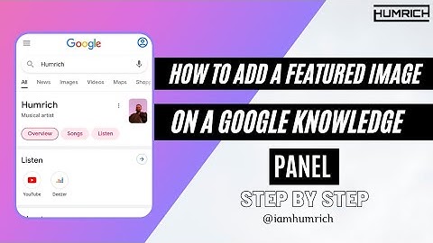 How To Add A Featured Image On A Google Knowledge Panel