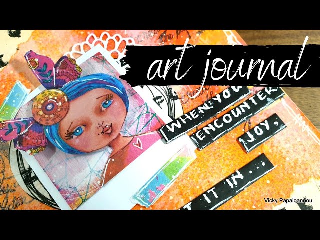 ABM Advent Calendar unboxing - mini art journal