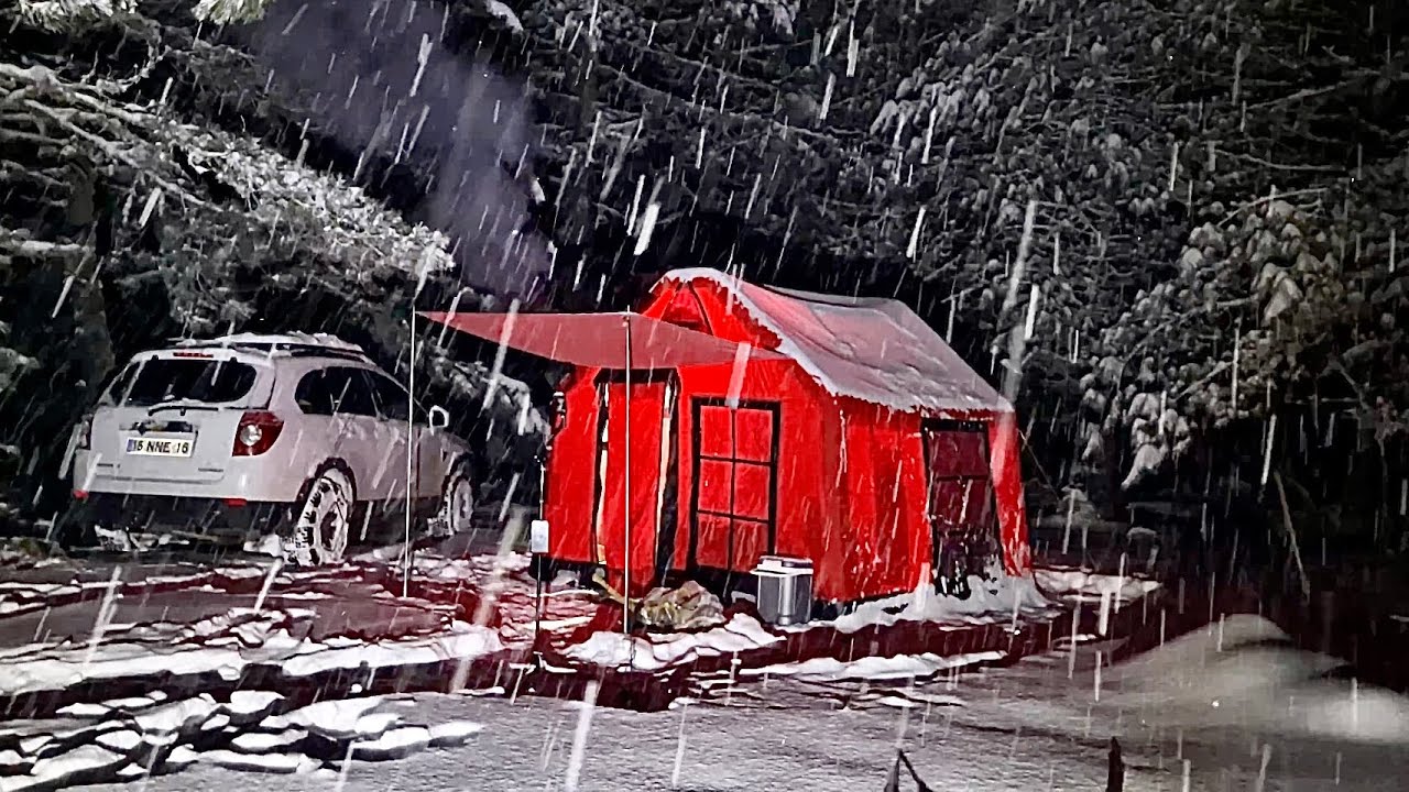 МЫ РАЗБИВАЛИ ЛАГЕРЬ И СКОЛЬЗИЛИСЬ ПРИ -5 ГРАДУСАХ.