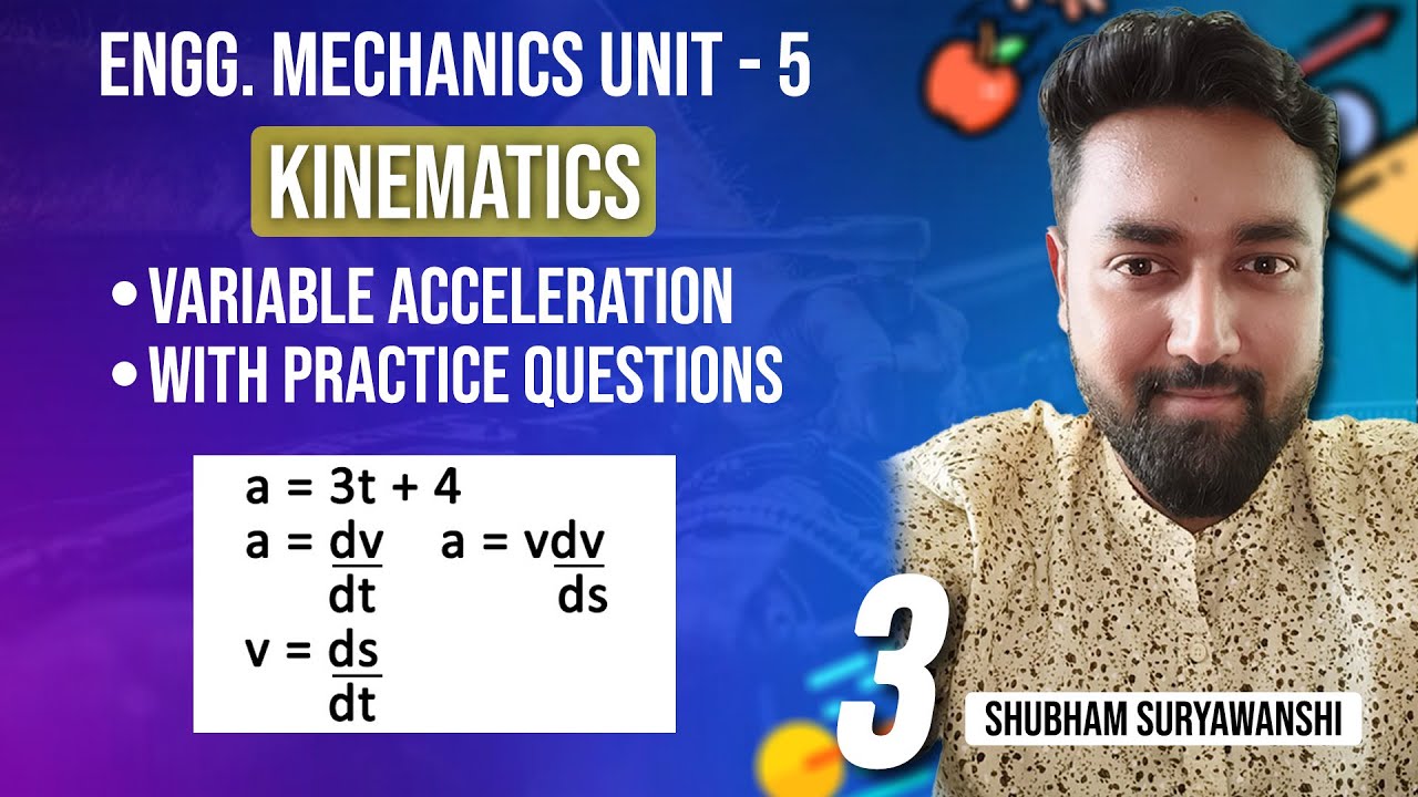 UNIT 5 LECTURE 3 VARIABLE ACCELERATION CONCEPT AND PRACTICE Unit 5 lecture 3 variable acceleration concept and practice