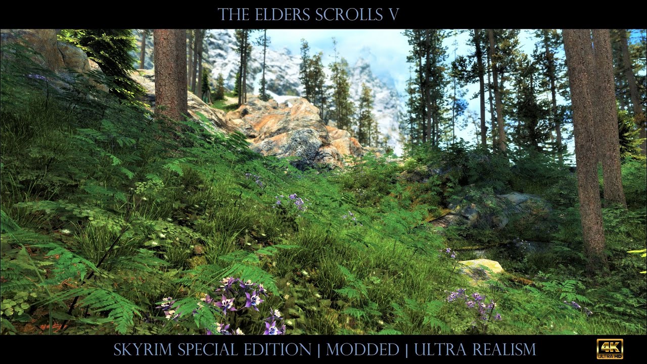 SkyrimSE ~ Modded [4K] | Ultra Realistic Scenery | Culminated ENB ...