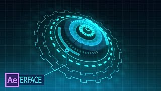 картинка: HUD UI интерфейс в After Effects (HUD UI Interface in After Effects)