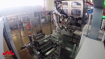 4 vertical stations full automatic induction hardening machine | Termomacchine