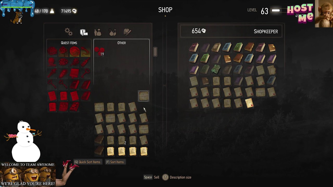 Witcher 3-B&B|Drops Enabled!|Come join shananigans!! |🫦LFG!Live on YT also |🫦Wanna be my friend?🫦