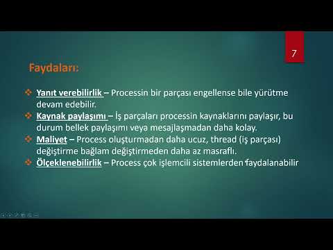 Video: Çok iş parçacıklı uygulamalar nelerdir?