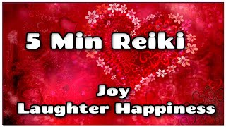 Reiki For Joy Laughter + Happiness  l 5 Minute Session l Healing Hands Series ✋❤️️🤚 screenshot 5
