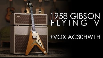 "Pick of the Day" - 1958 Gibson Flying V and Vox AC30HW1H
