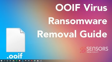 OOIF Virus [.ooif Files] Decrypt & Remove Guide [Free Fix]