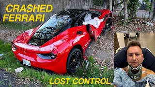 Lost Control! Smashed customers car!!