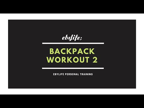 Backpack bodyweight workout | Full-body