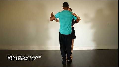 Classical Lambada - Basic 3 in Hold Leader Steps - Beginner Curriculum