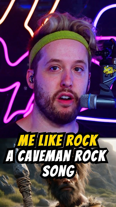 Asking AI To Make A Caveman Rock Song - Me Like Rock
