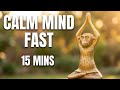 15 Minutes Mindfulness Meditation - From Monkey Mind to Calm Mind. Release Stress. NO TALKING.