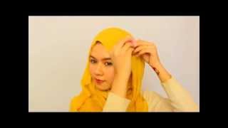 Hijab Tutorial - simple Hijab tutorial for beginners pashmina by Nabilrach