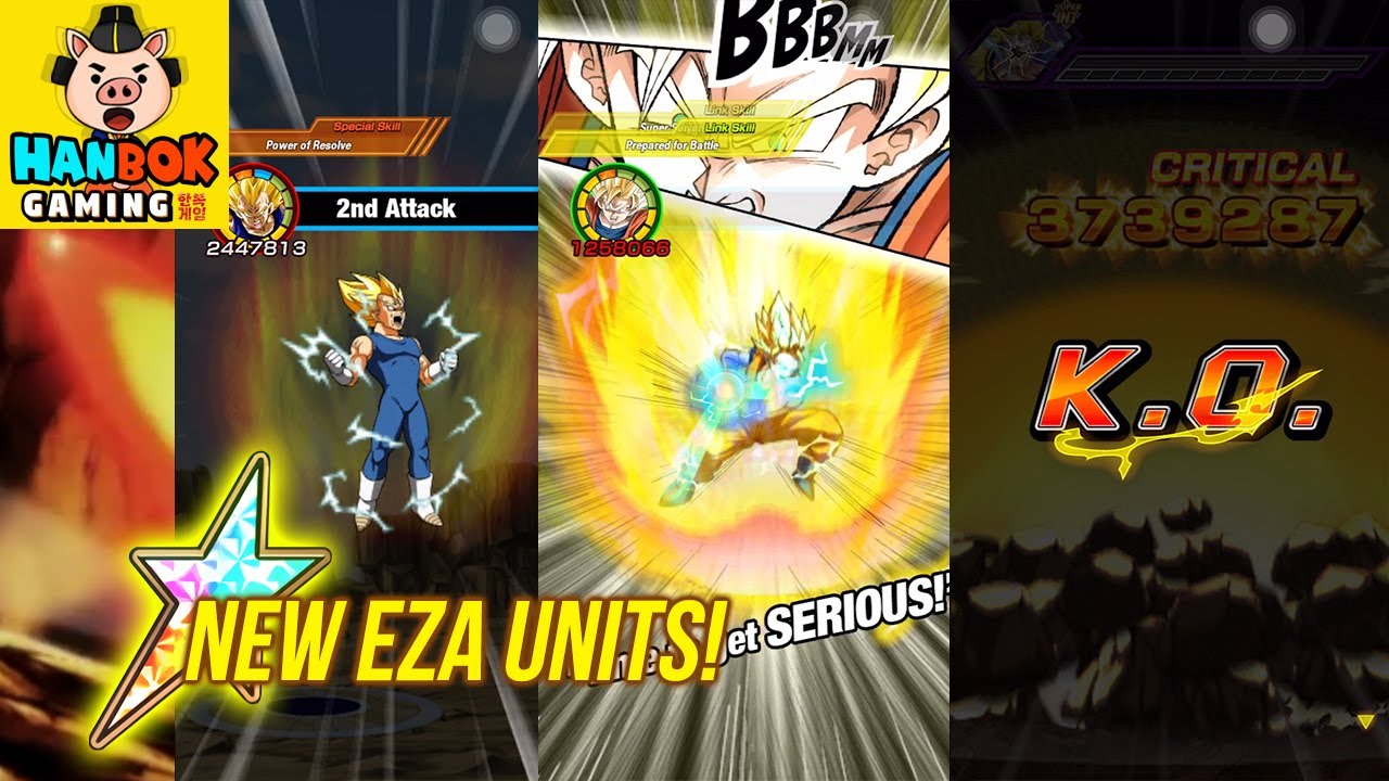 Dokkan Battle 3 EZA Units in a team! YouTube