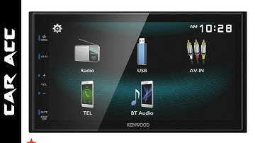 KENWOOD DMX125BT DOUBLE DIN 6.8” TOUCHSCREEN CAR STEREO DIGITAL MEDIEA RECEIVER