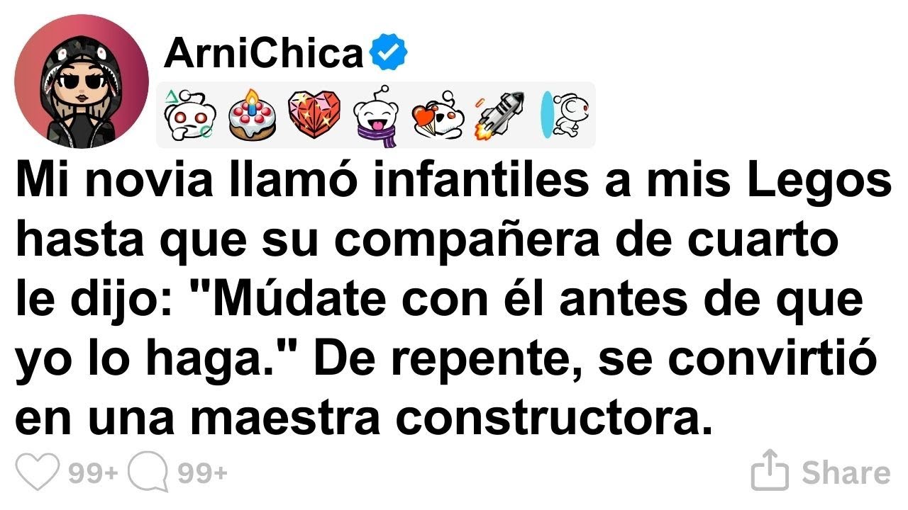 [TODA LA HISTORIA] Mi novia llamó a mis Legos infantiles, hasta que su compañera dijo algo.