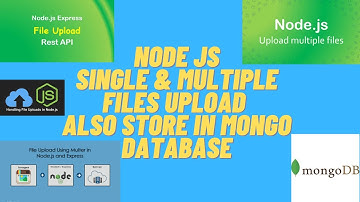 Node.js Image Or File Uploading  With Multer & Store In Mongodb