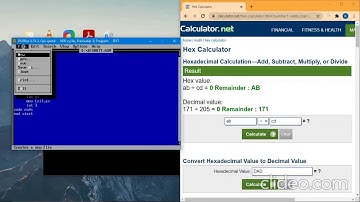 Division of two 8bit numbers.