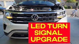 LED upgrade Volkswagen Atlas Turn Signals !!! Lasfit are the best! PW24W CANBUS