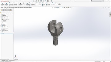 SolidWorks Örnek Çizim Tasarımı #174 (3D solid model example)