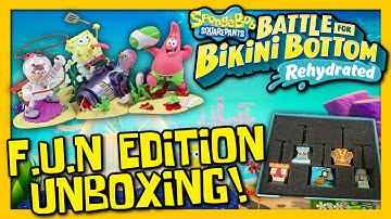 Unboxing the F.U.N Edition of Spongebob Squarepants Battle for Bikini Bottom Rehydrated! - ZakPak