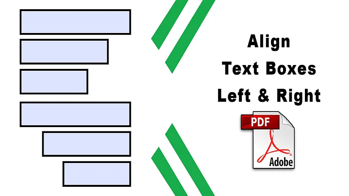 How to align text boxes left and right in pdf (Prepare Form) using Adobe Acrobat Pro DC