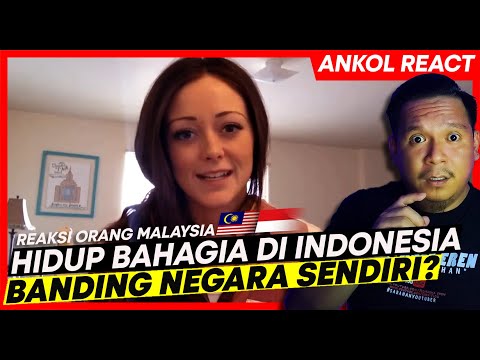 BULE INI HIDUP BAHAGIA TINGGAL DI INDONESIA BANDING NEGARA SENDIRI | MALAYSIA🇲🇾REACT