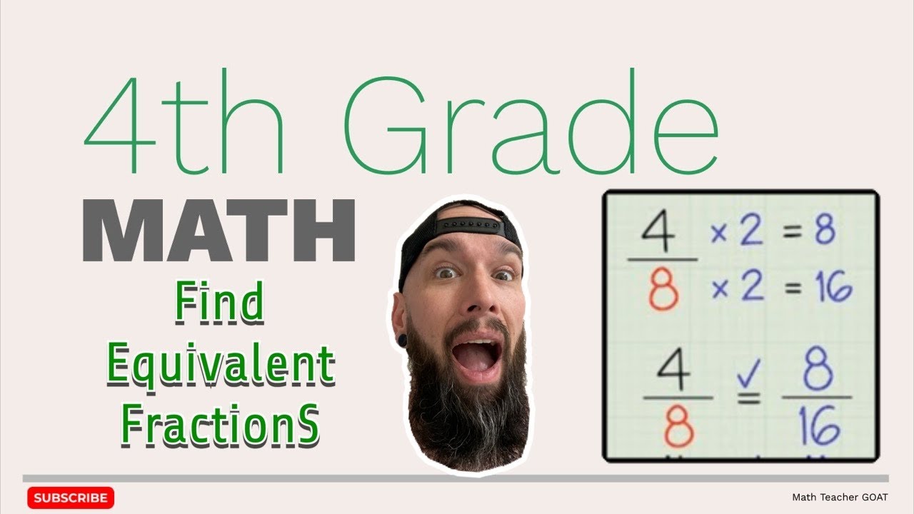 4th Grade Math - Find Equivalent Fractions - YouTube