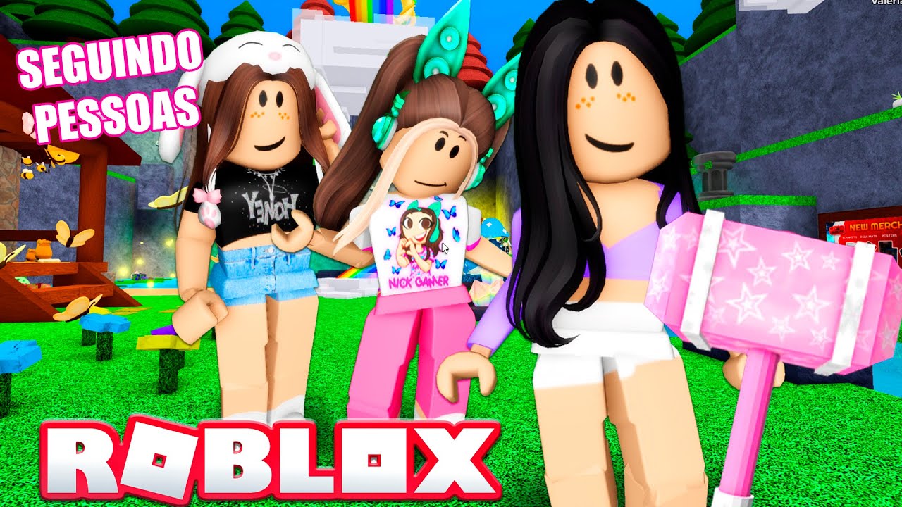 SEGUINDO PESSOAS NO MARRETÃO - Roblox - Flee the Facility