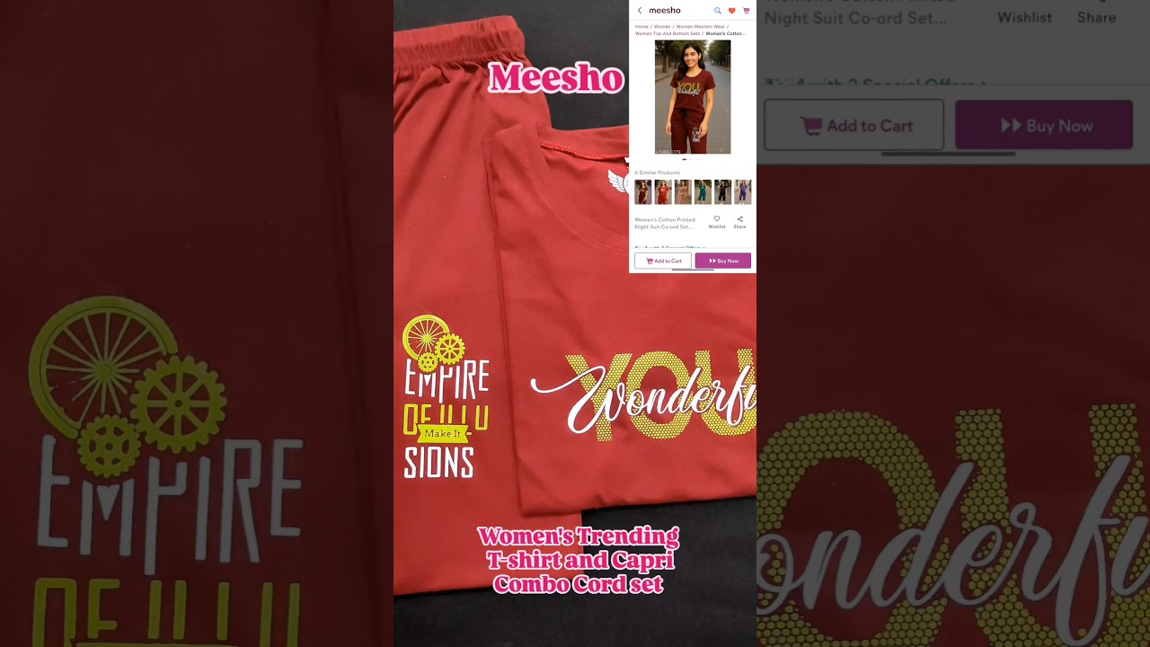 🔥 Trend Alert! 6 new co-ord sets 💃 Limited stock! Shop now on Meesho 🛒 