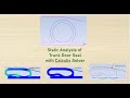 Static Analysis of Trunk Door Seal with Calculix Solver
