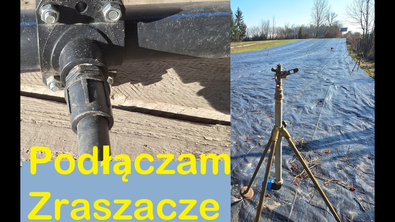 Opaski siodłowe i rury PE Najprostszy sposób na montaż zraszaczy.