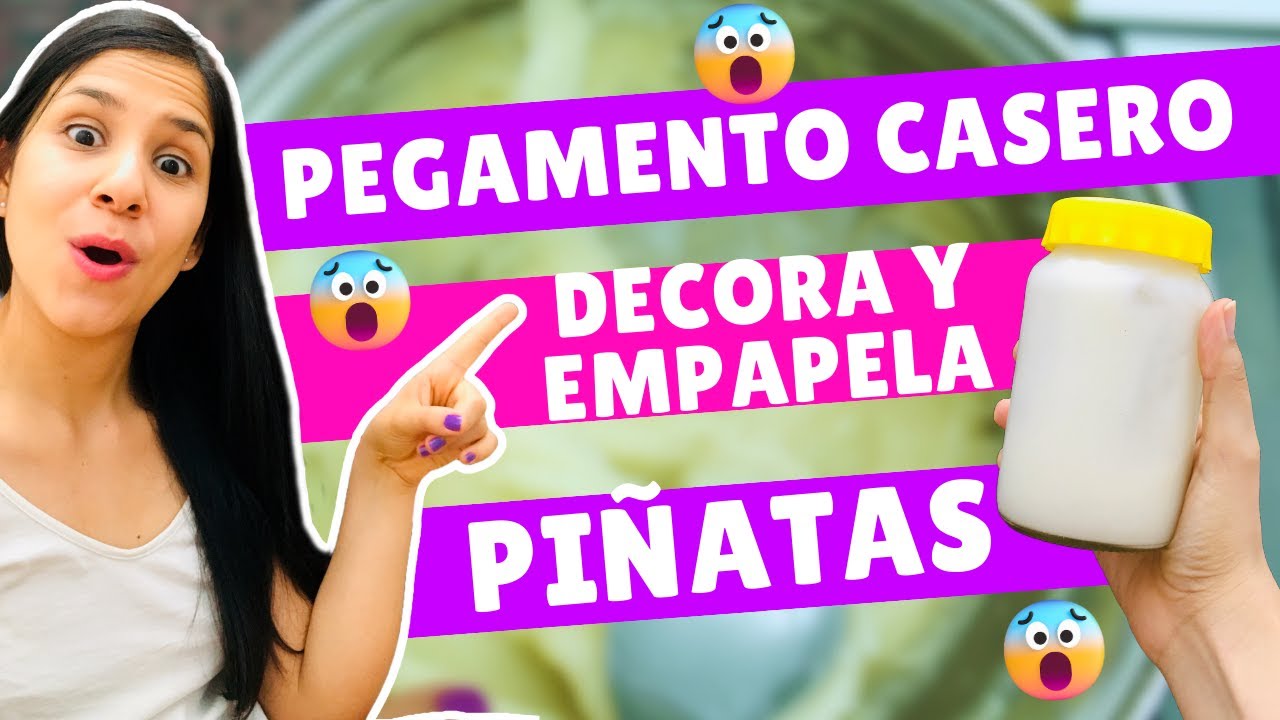 😱ENGRUDO: El PEGAMENTO más ECONÓMICO para DECORAR y EMPAPELAR PIÑATAS | Hazlo fácil [CURSO PIÑATA]