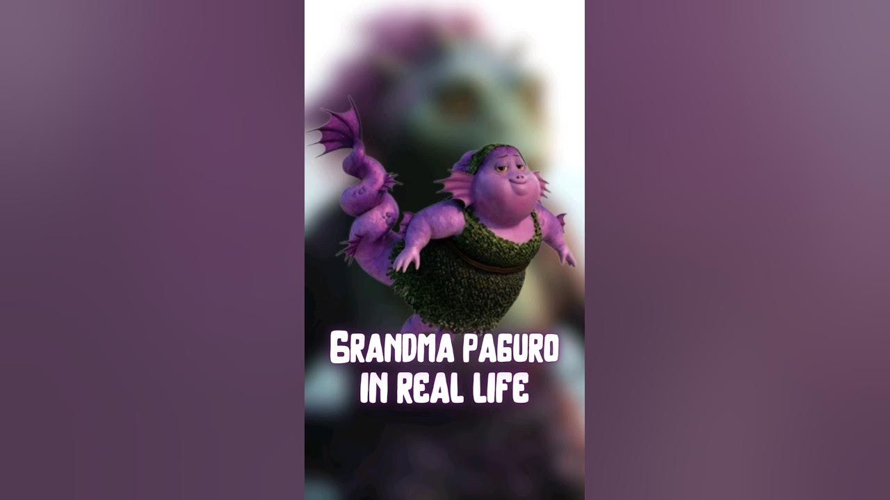 GRANDMA PAGURO FROM LUCA IN REAL LIFE 🌊🦑 #luca #disney #ai #reallife  #pixar 