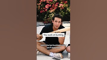 The ONLY bunting tutorial you’ll ever need.  #bunting #baseballdrills